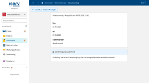 Vorschau von Laufender Antrag